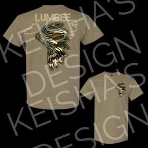 Camo Lumbee Headdress Tee